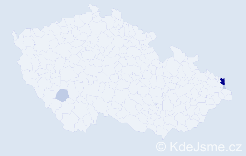 Příjmení: 'Dyszkiewiczová', počet výskytů 12 v celé ČR