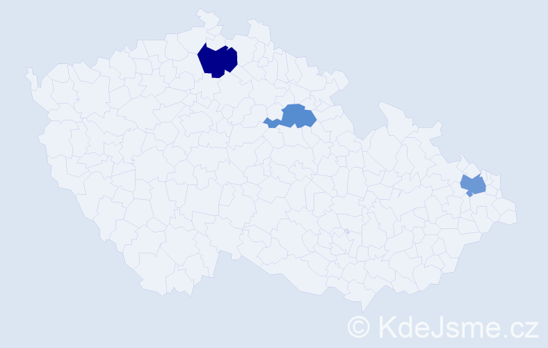 Příjmení: 'Eštočáková', počet výskytů 8 v celé ČR