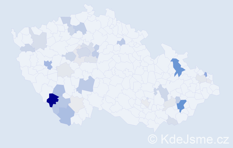 Příjmení: 'Batík', počet výskytů 112 v celé ČR