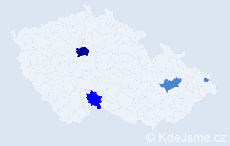 Příjmení: 'Riebová', počet výskytů 7 v celé ČR