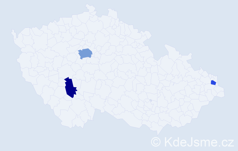 Příjmení: 'Kulakowski', počet výskytů 6 v celé ČR
