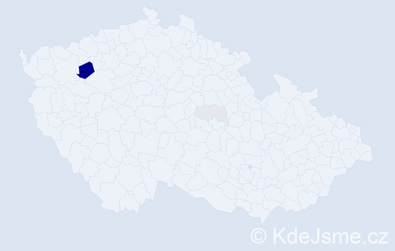 Příjmení: 'Gutzerová', počet výskytů 11 v celé ČR