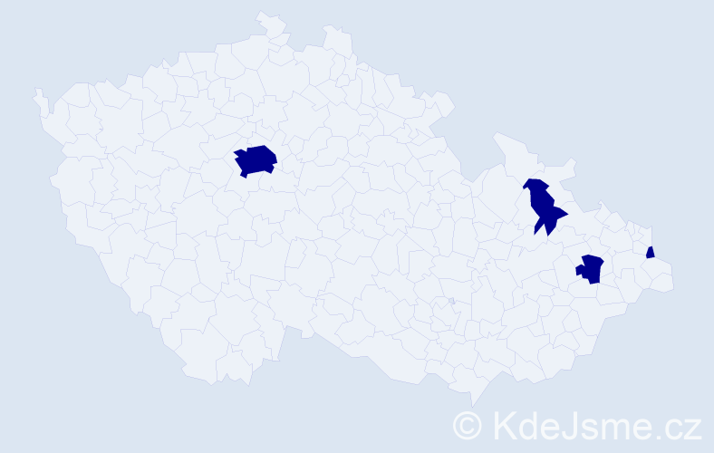 Příjmení: 'Skarabella', počet výskytů 8 v celé ČR