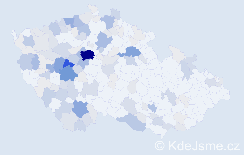 Příjmení: 'Šlapák', počet výskytů 567 v celé ČR