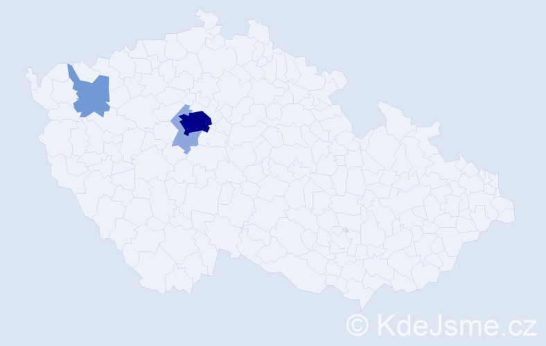 Příjmení: 'Perkausová', počet výskytů 9 v celé ČR