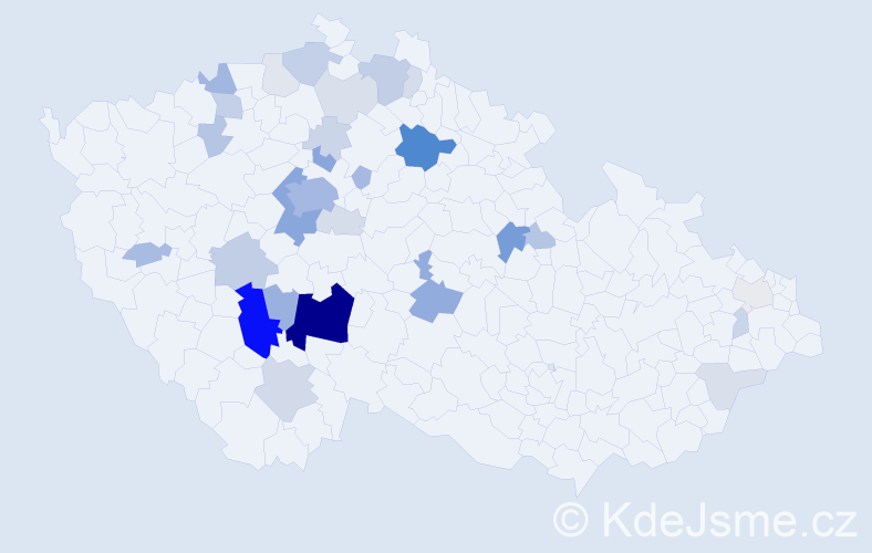 Příjmení: 'Rejlková', počet výskytů 113 v celé ČR
