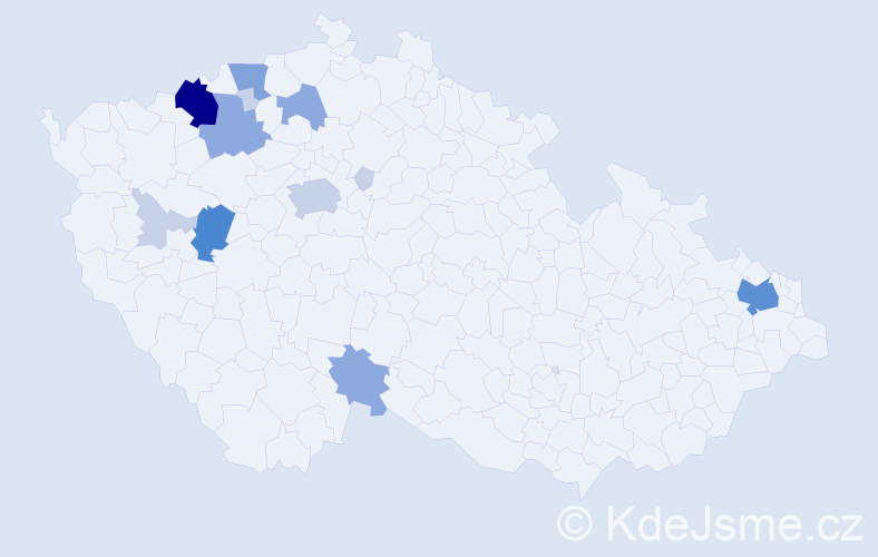 Příjmení: 'Adi', počet výskytů 40 v celé ČR
