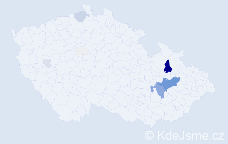 Příjmení: 'Citovská', počet výskytů 16 v celé ČR