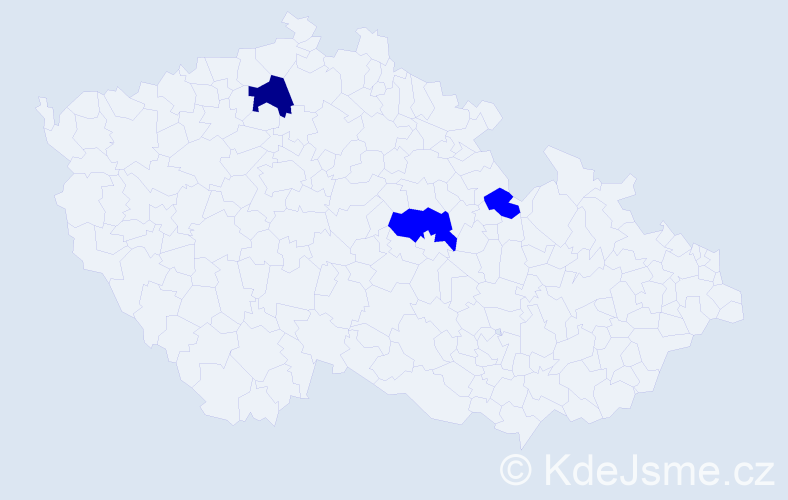 Příjmení: 'Novoselská', počet výskytů 4 v celé ČR