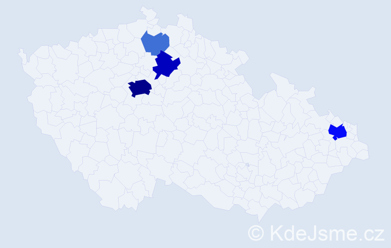 Příjmení: 'Lubovská', počet výskytů 24 v celé ČR