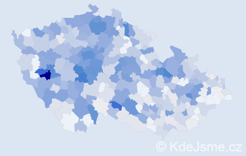 Příjmení: 'Skálová', počet výskytů 2190 v celé ČR