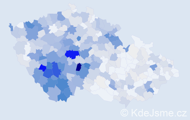 Příjmení: 'Vaněčková', počet výskytů 1660 v celé ČR