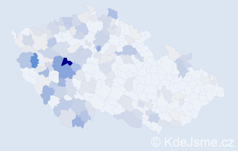 Příjmení: 'Šlapák', počet výskytů 567 v celé ČR
