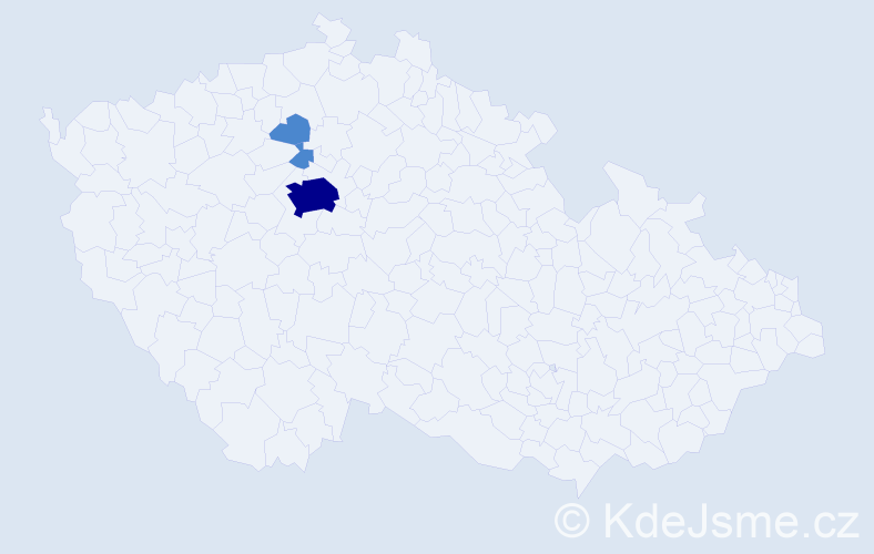 Příjmení: 'Makeev', počet výskytů 5 v celé ČR