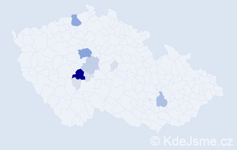 Příjmení: 'Mandovec', počet výskytů 41 v celé ČR