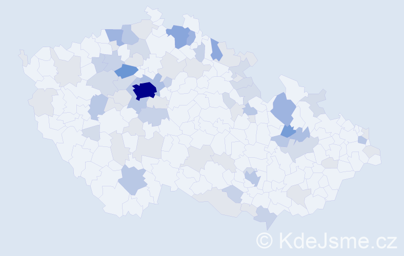 Příjmení: 'Ničová', počet výskytů 205 v celé ČR