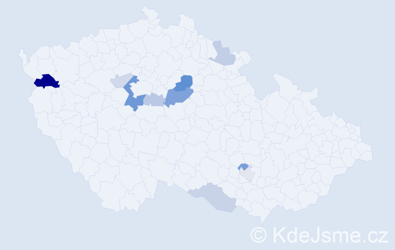 Příjmení: 'Matyasko', počet výskytů 20 v celé ČR