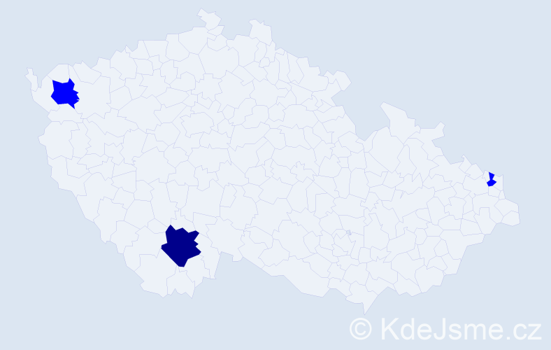 Příjmení: 'Fabišová', počet výskytů 4 v celé ČR