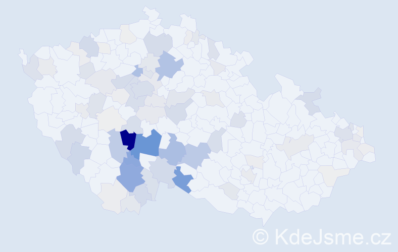 Příjmení: 'Fuková', počet výskytů 396 v celé ČR