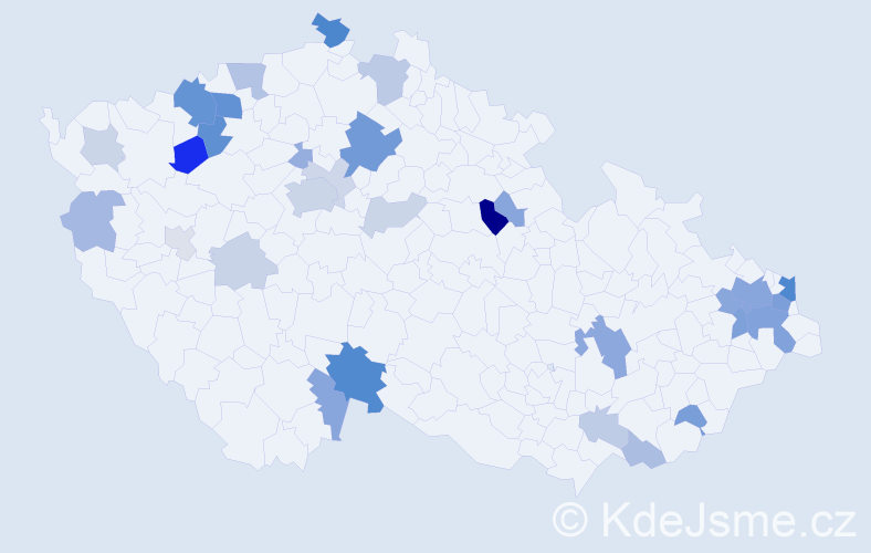 Příjmení: 'Lukácsová', počet výskytů 82 v celé ČR