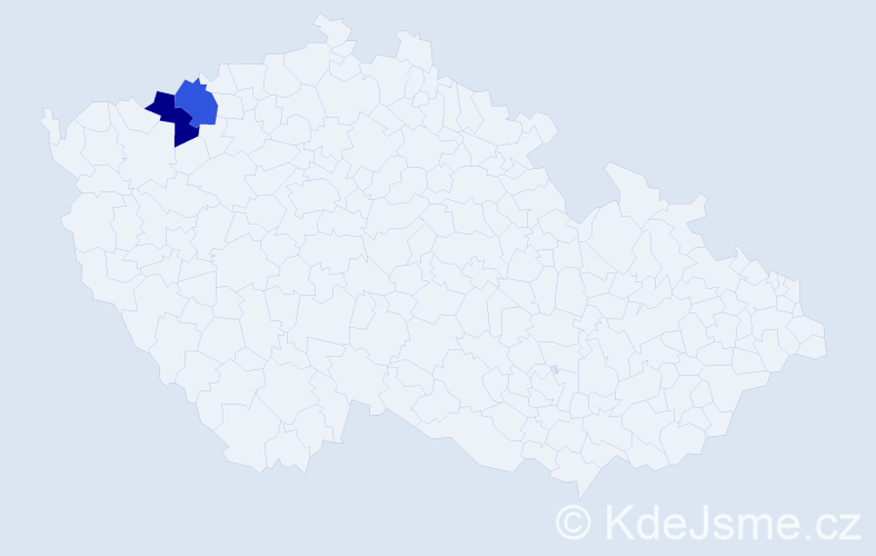 Příjmení: 'Kvačan', počet výskytů 2 v celé ČR