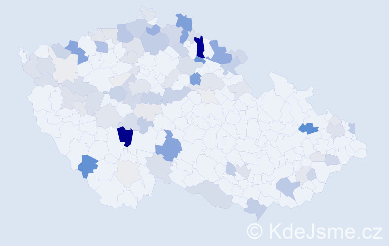 Příjmení: 'Krause', počet výskytů 271 v celé ČR