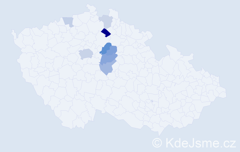Příjmení: 'Baitler', počet výskytů 17 v celé ČR