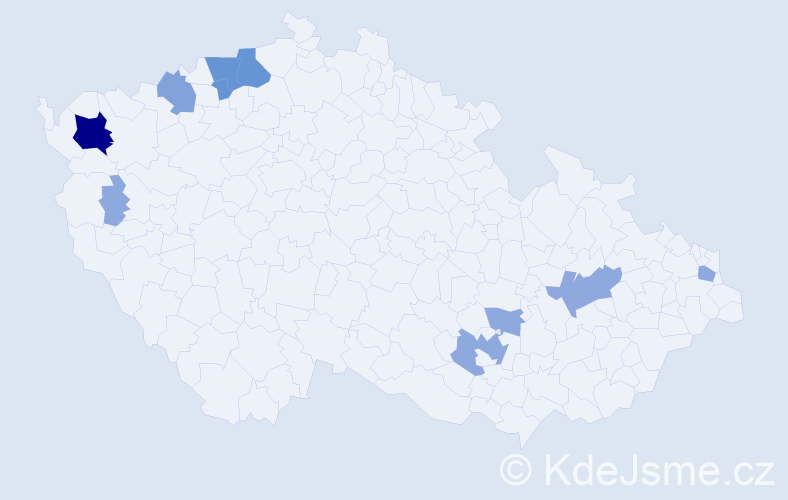 Příjmení: 'Kuttnerová', počet výskytů 26 v celé ČR