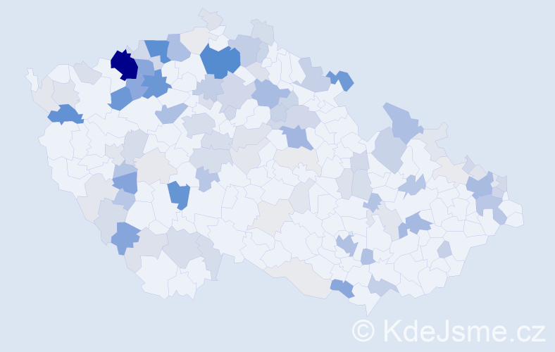 Příjmení: 'Fedáková', počet výskytů 379 v celé ČR