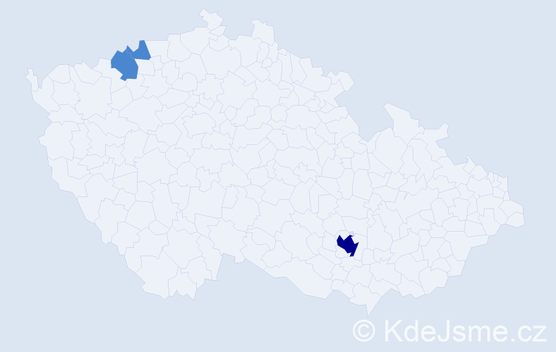 Příjmení: 'Schnur', počet výskytů 5 v celé ČR