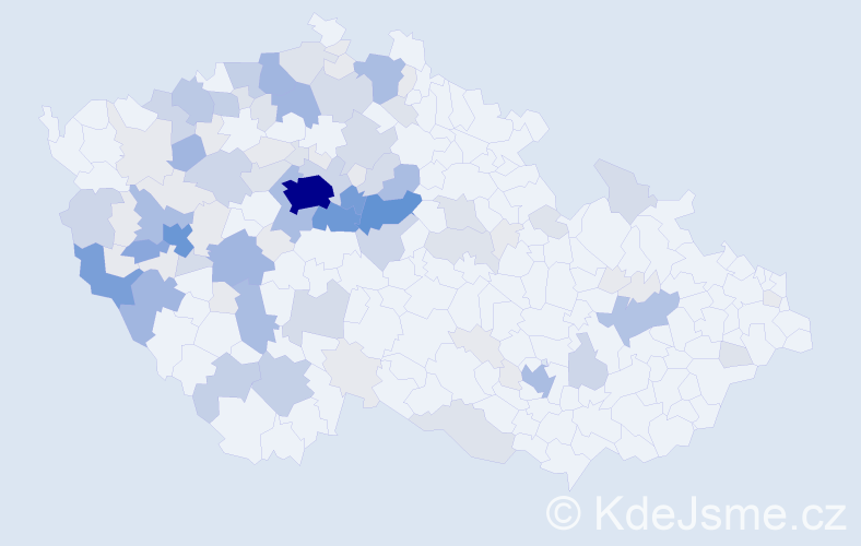 Příjmení: 'Kaše', počet výskytů 374 v celé ČR