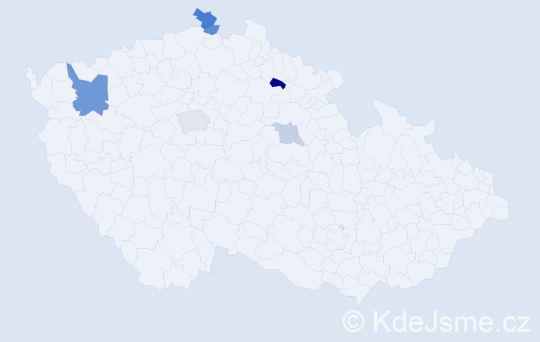 Příjmení: 'Plha', počet výskytů 22 v celé ČR