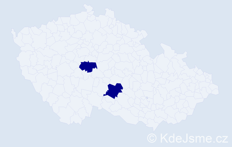 Příjmení: 'Kobelchuk', počet výskytů 2 v celé ČR
