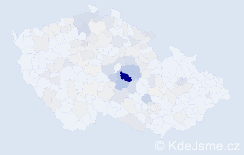 Příjmení: 'Culková', počet výskytů 513 v celé ČR