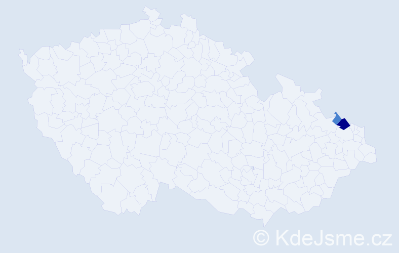 Příjmení: 'Newrzellová', počet výskytů 14 v celé ČR