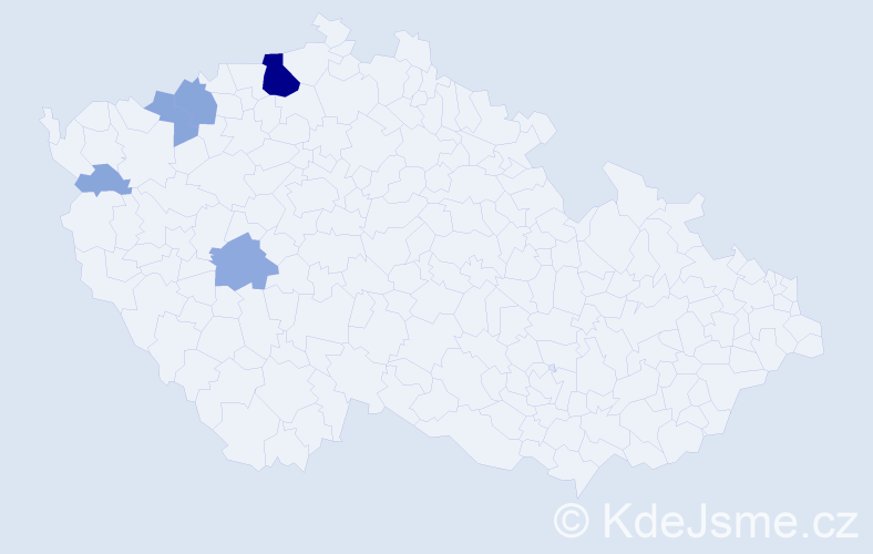 Příjmení: 'Splitková', počet výskytů 16 v celé ČR
