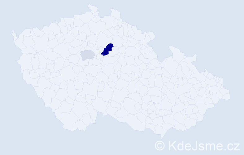 Příjmení: 'Yevchuk', počet výskytů 2 v celé ČR