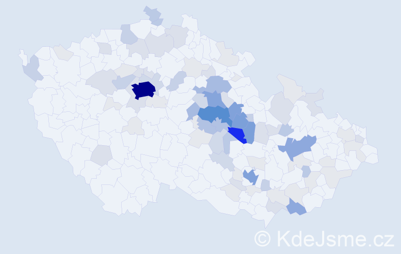 Příjmení: 'Břeňová', počet výskytů 325 v celé ČR