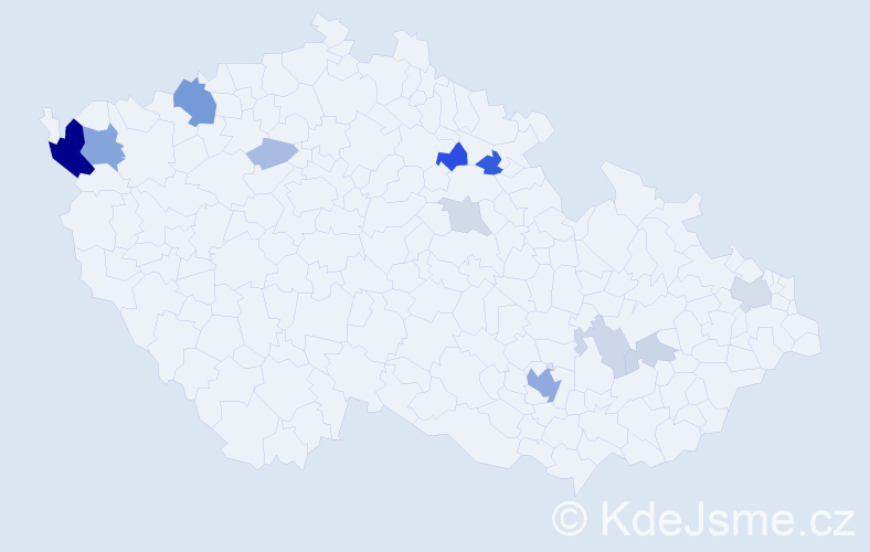 Příjmení: 'Kumajová', počet výskytů 34 v celé ČR