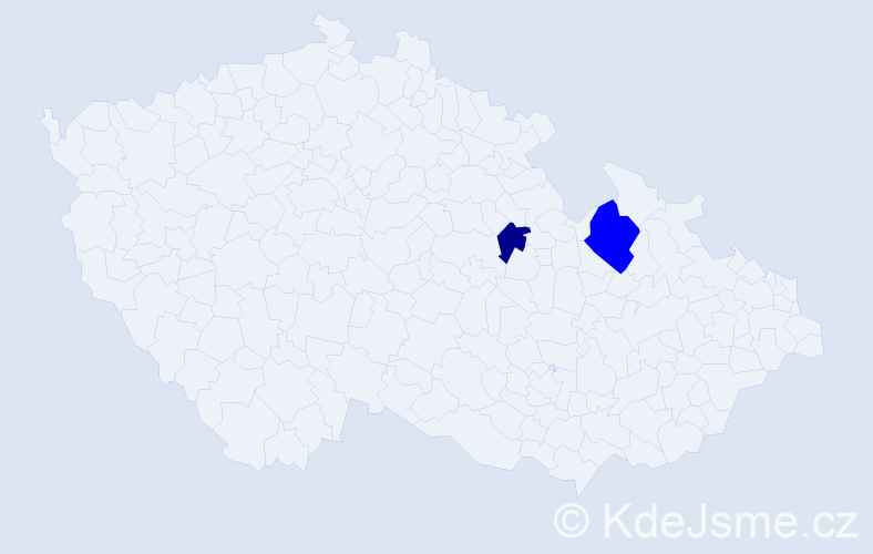 Příjmení: 'Bieleková', počet výskytů 3 v celé ČR
