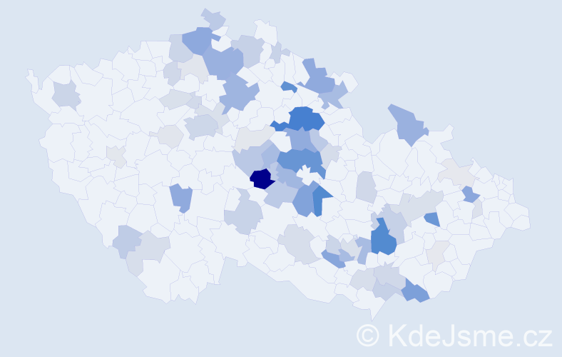 Příjmení: 'Lankašová', počet výskytů 248 v celé ČR