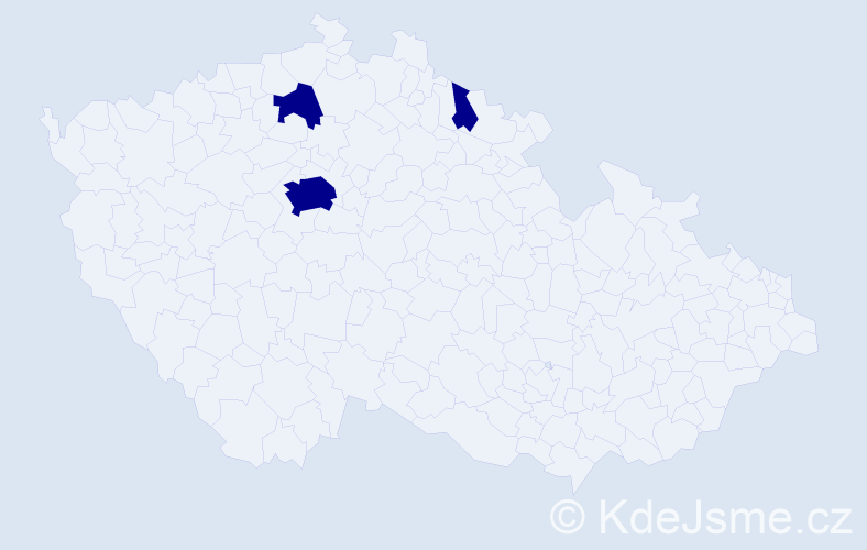 Příjmení: 'Baines', počet výskytů 3 v celé ČR