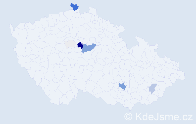 Příjmení: 'Kuksová', počet výskytů 15 v celé ČR