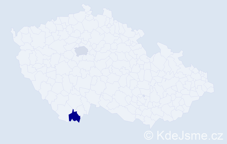 Příjmení: 'Čaldaroski', počet výskytů 3 v celé ČR