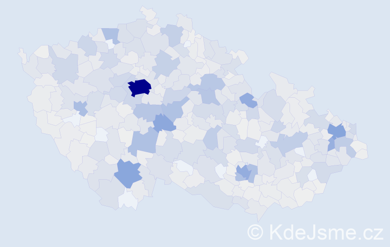 Příjmení: 'Filipová', počet výskytů 3713 v celé ČR