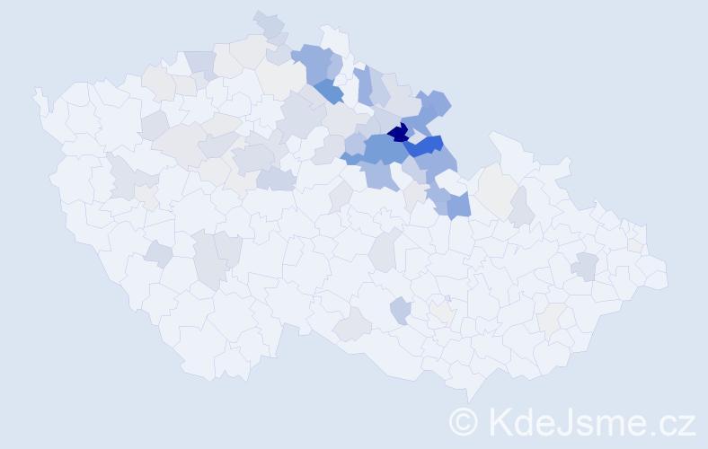 Příjmení: 'Cejnarová', počet výskytů 383 v celé ČR