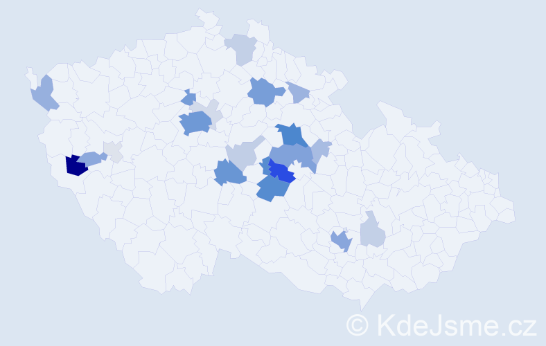 Příjmení: 'Shpilka', počet výskytů 102 v celé ČR