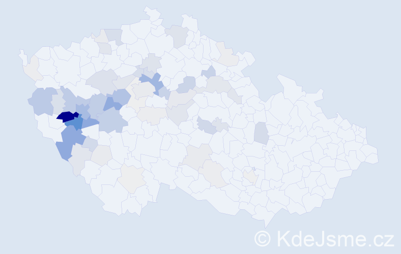 Příjmení: 'Langmajer', počet výskytů 217 v celé ČR