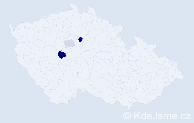 Příjmení: 'Florjánek', počet výskytů 4 v celé ČR