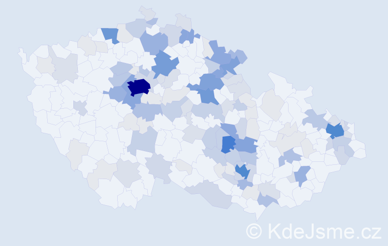 Příjmení: 'Just', počet výskytů 478 v celé ČR